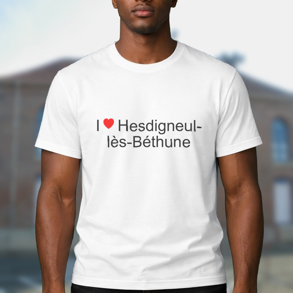 T-shirt I love hesdigneul-lès-béthune