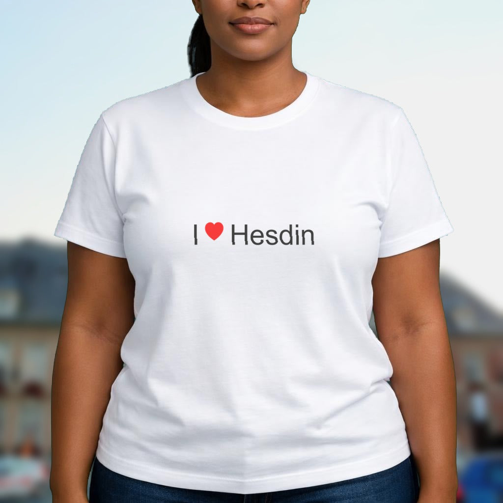 T-shirt I love hesdin