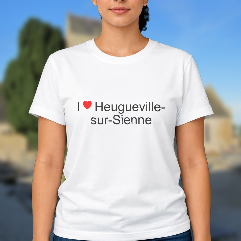 T-shirt I love heugueville-sur-sienne