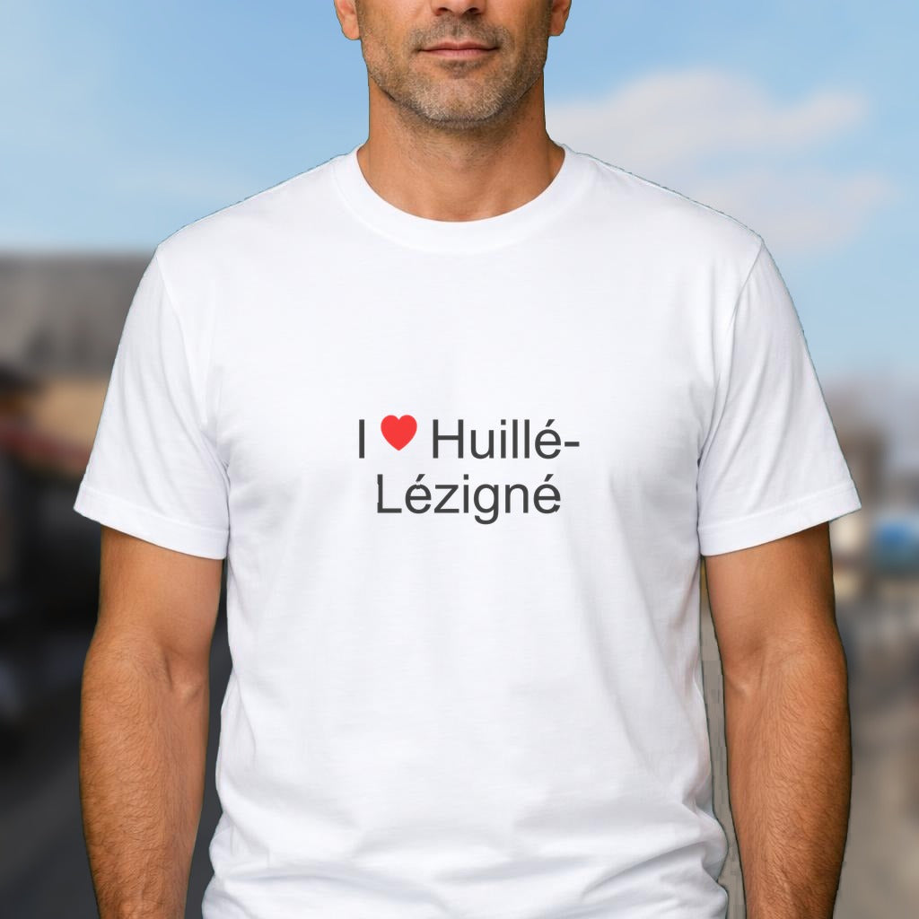 T-shirt I love huillé-lézigné