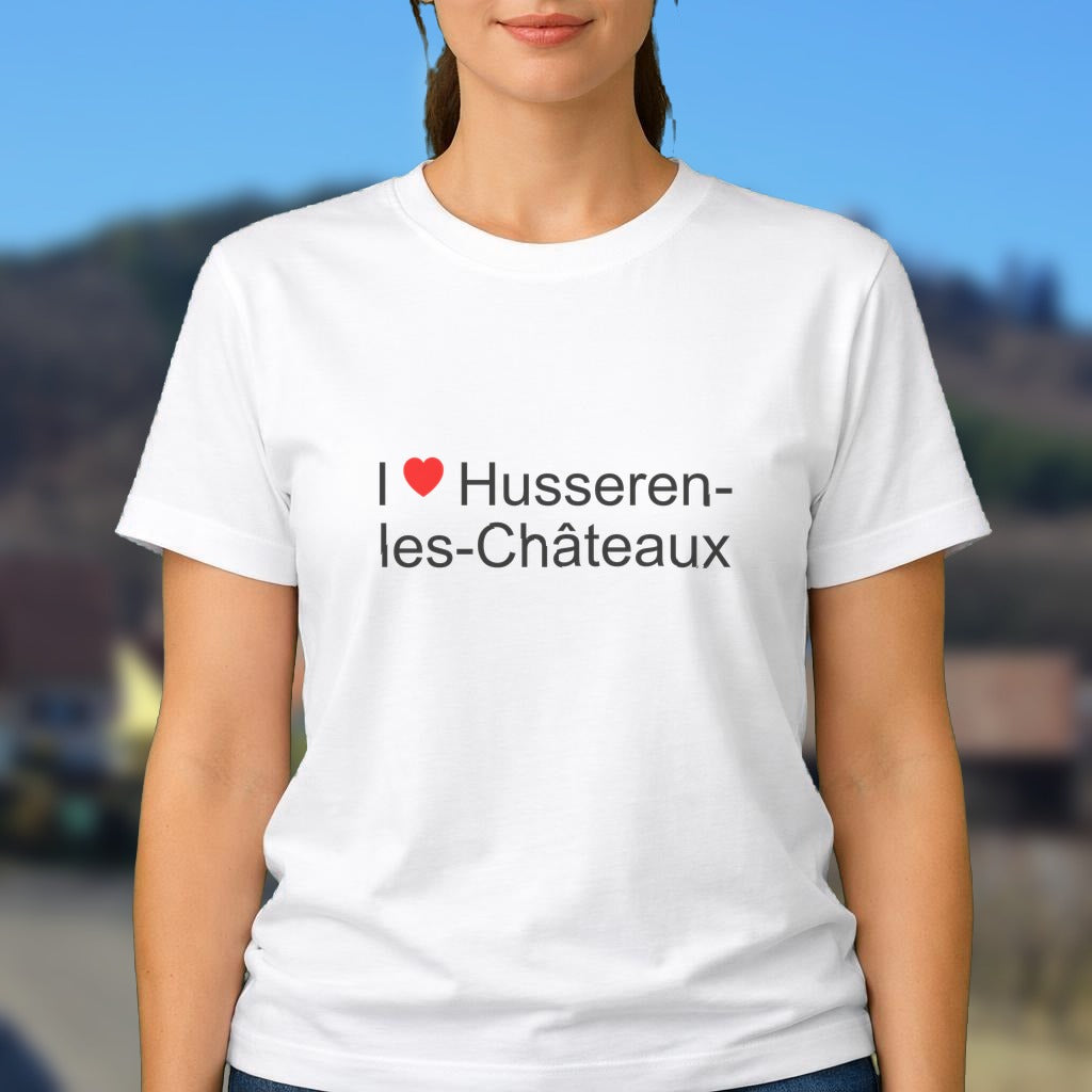 T-shirt I love husseren-les-châteaux