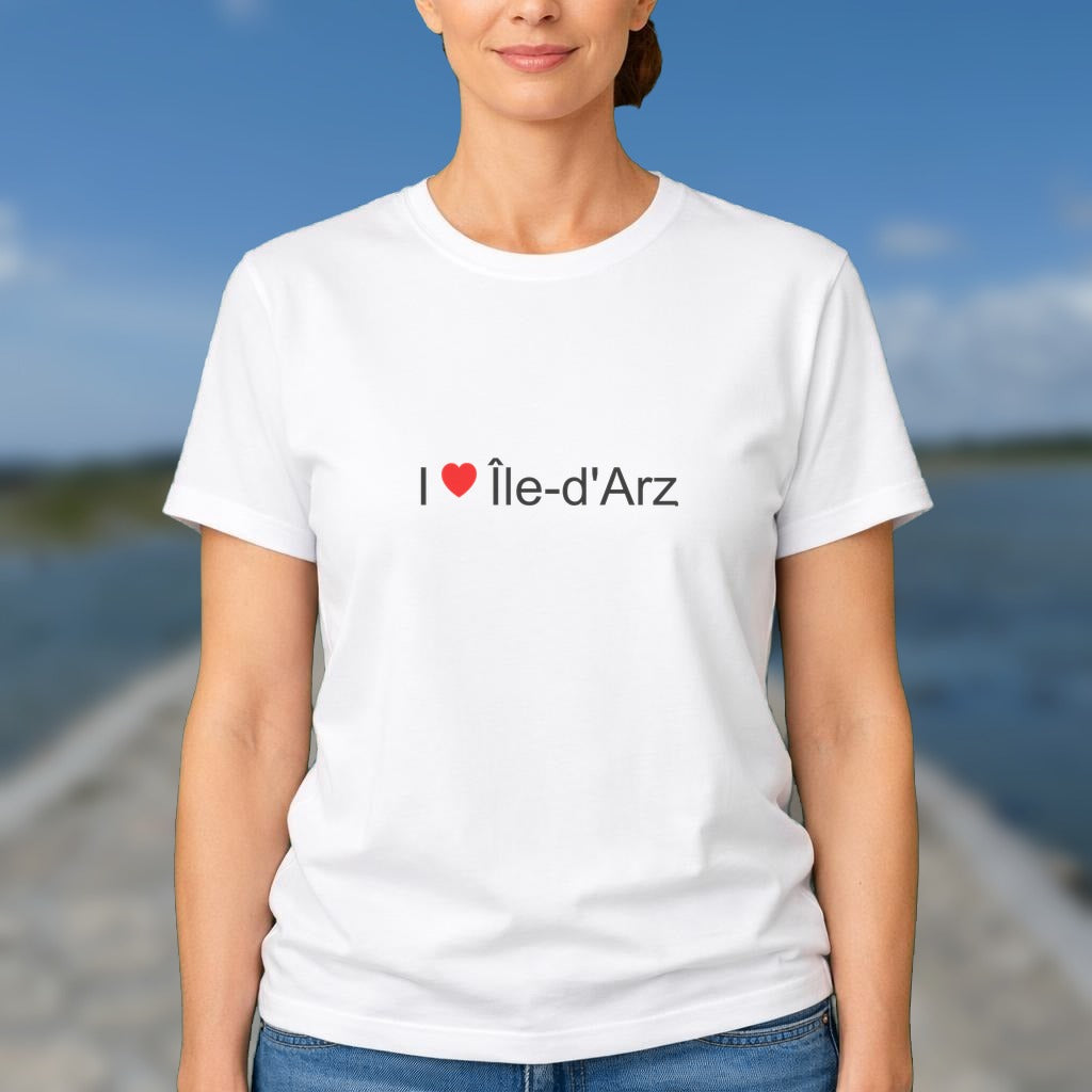 T-shirt I love île-d'arz