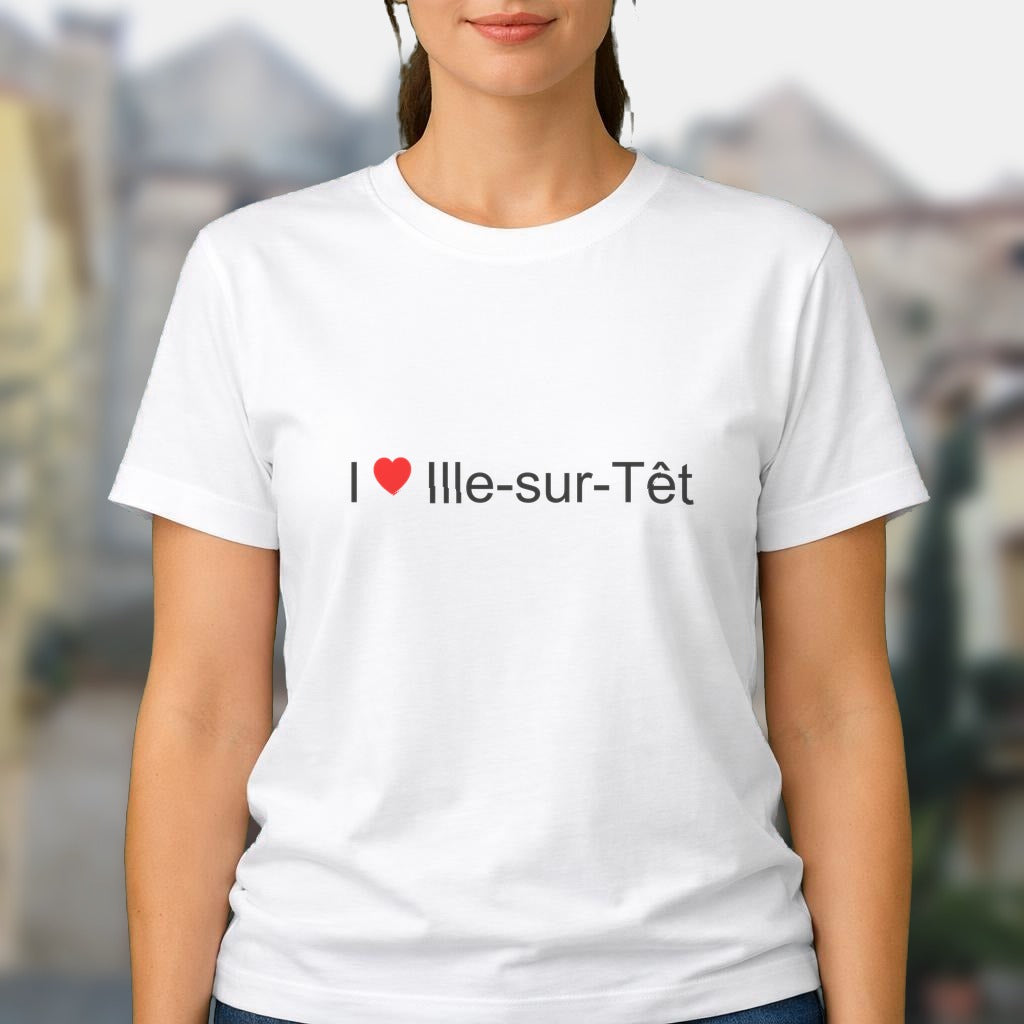 T-shirt I love ille-sur-têt