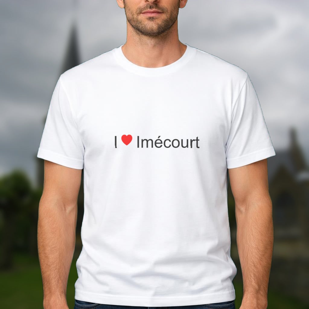 T-shirt I love imécourt