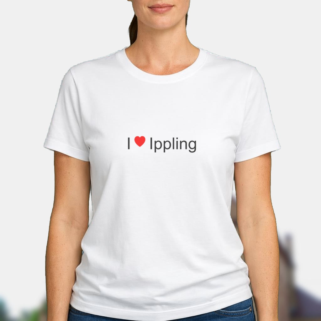 T-shirt I love ippling