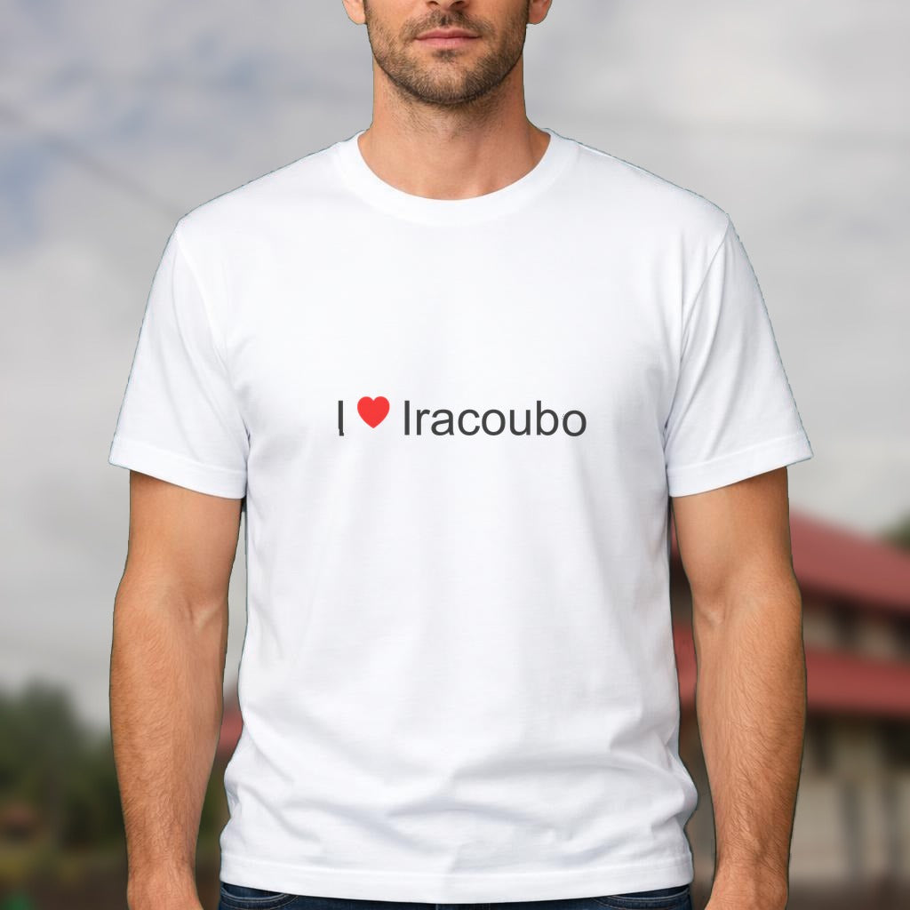 T-shirt I love iracoubo