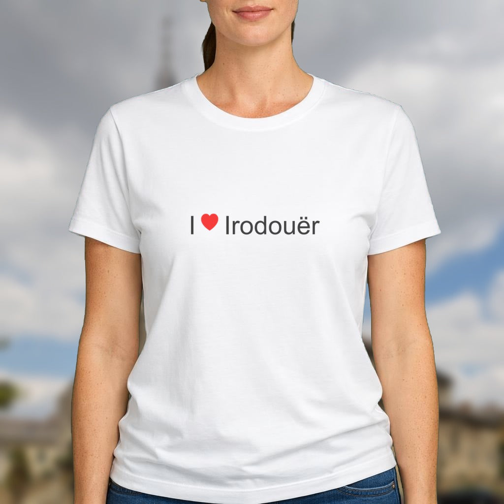 T-shirt I love irodouër