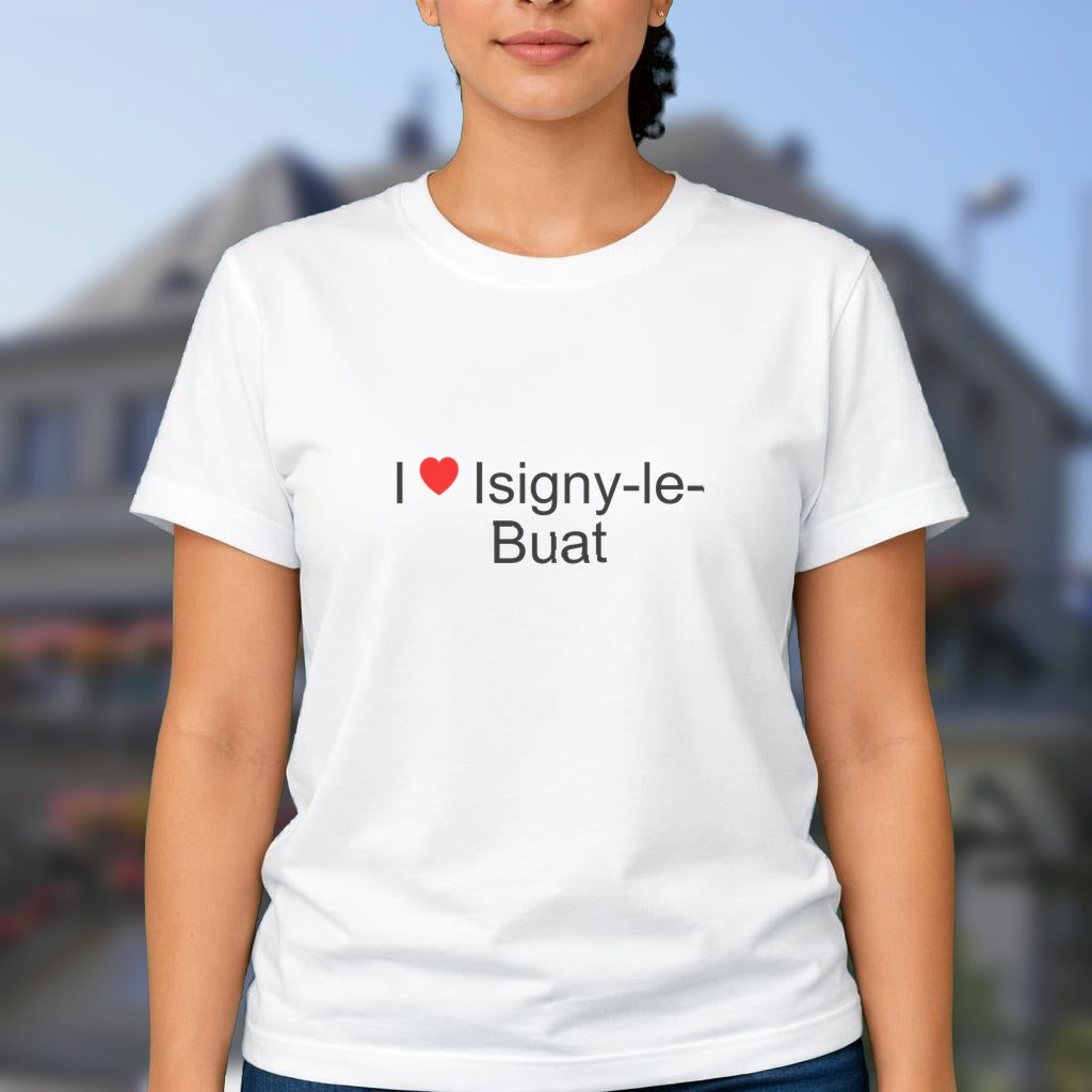 T-shirt I love isigny-le-buat
