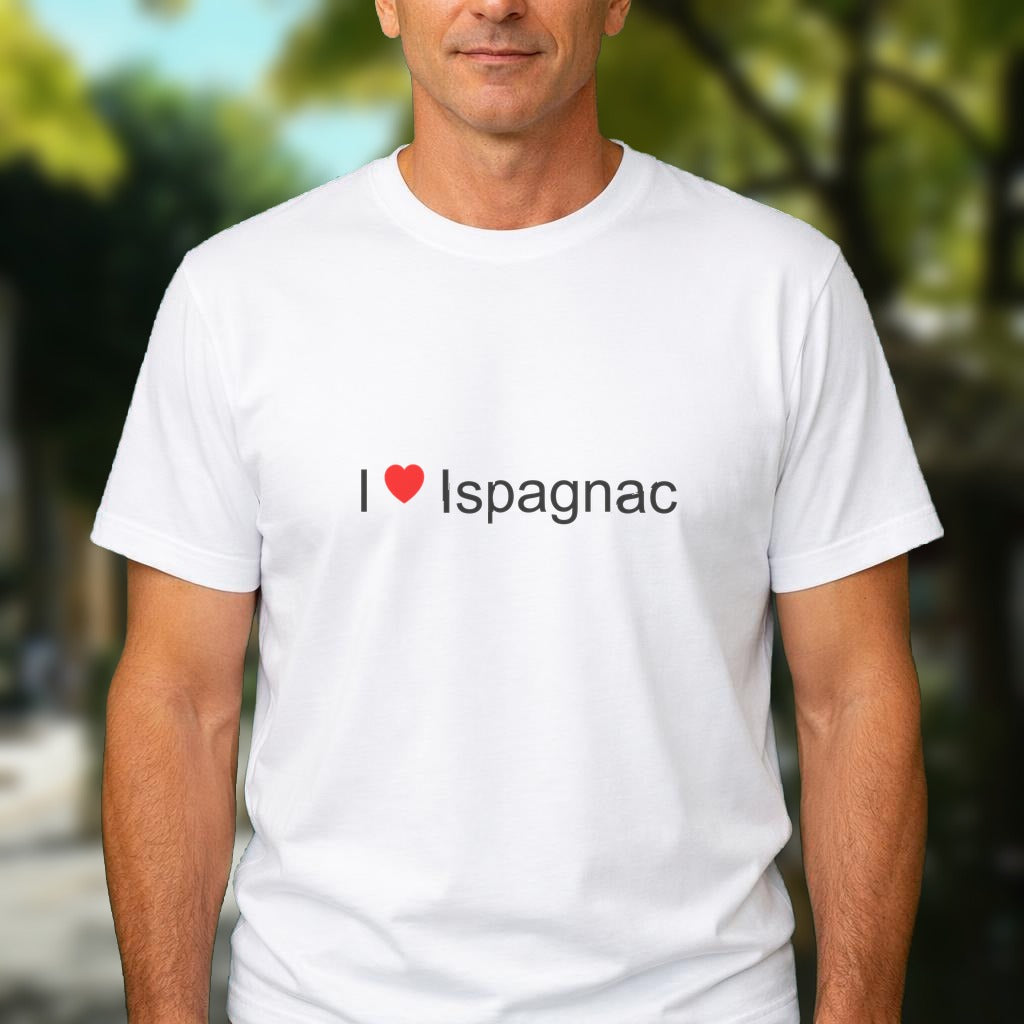 T-shirt I love ispagnac
