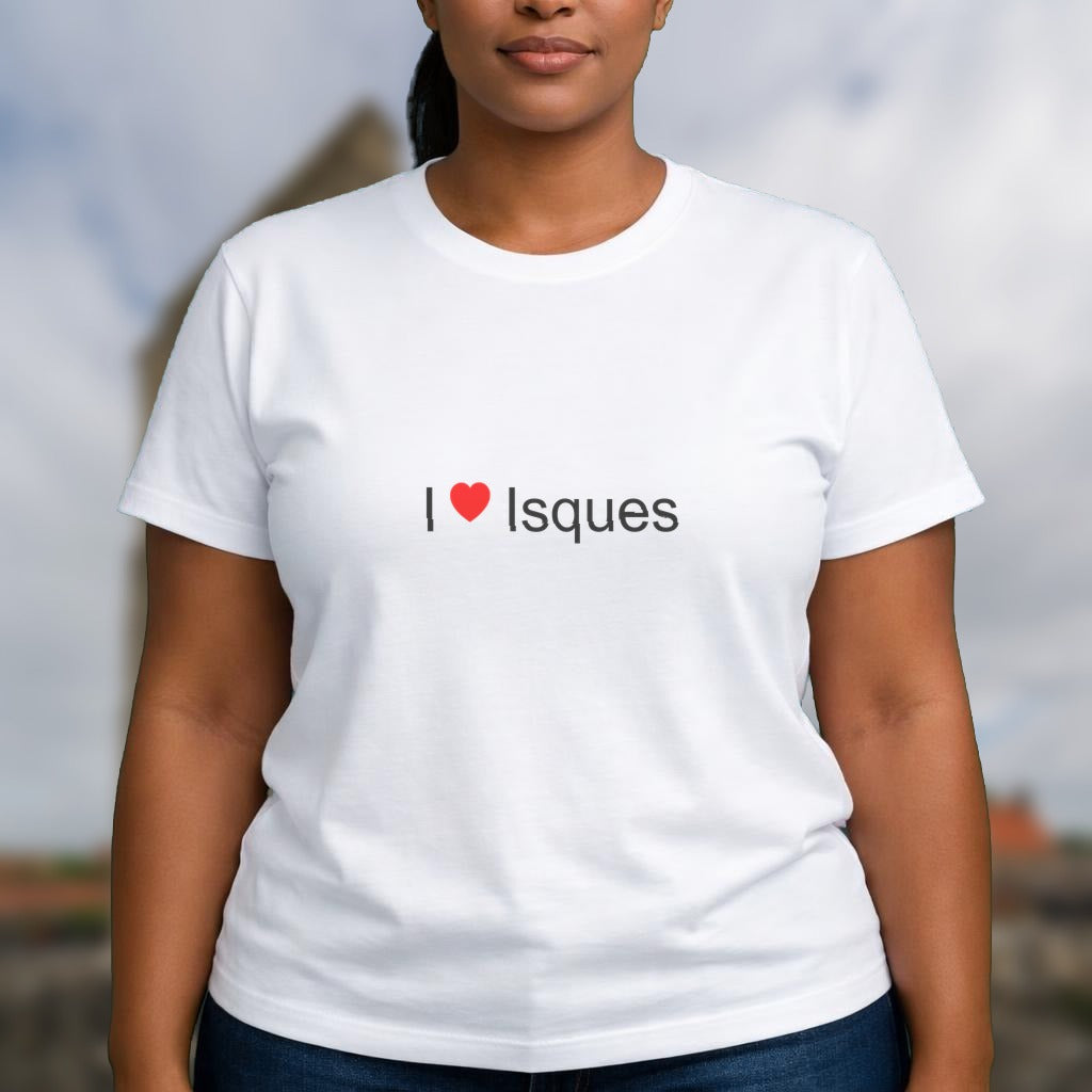 T-shirt I love isques