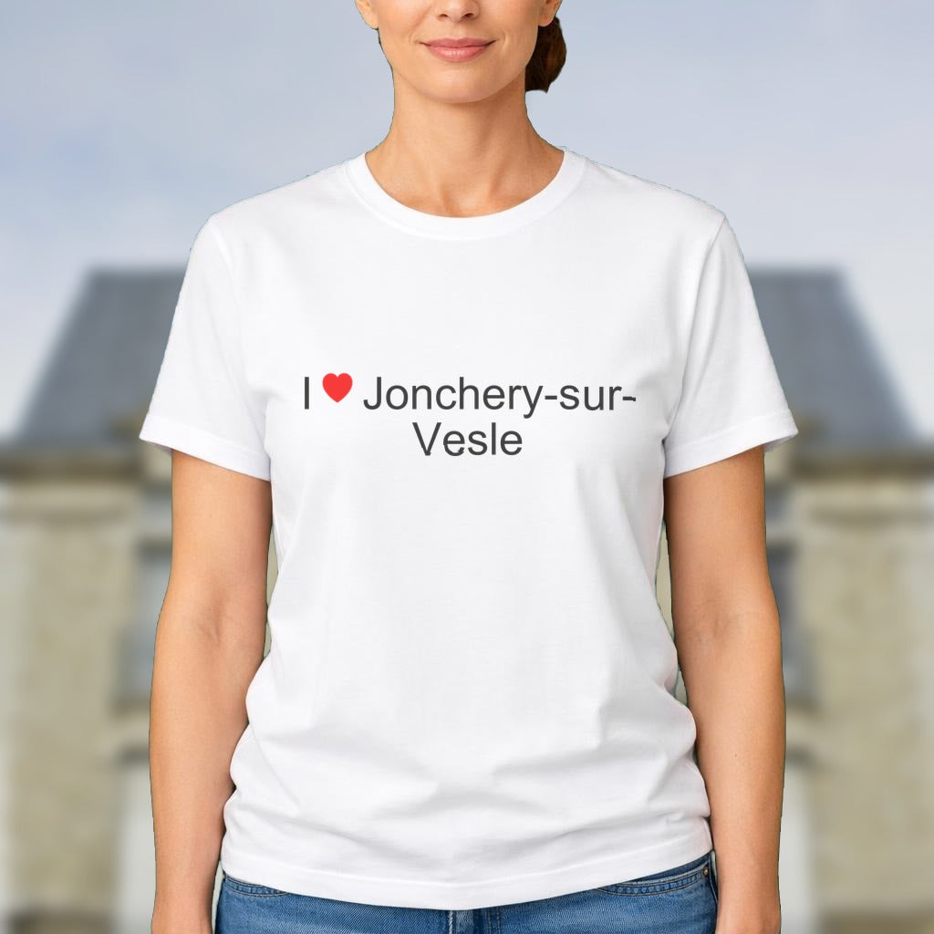 T-shirt I love jonchery-sur-vesle