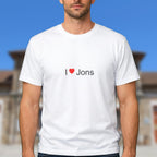 T-shirt I love jons