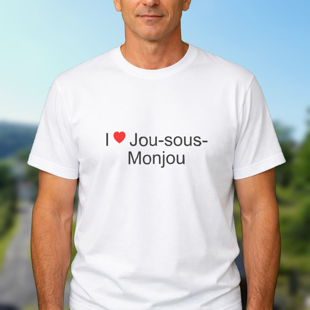 T-shirt I love jou-sous-monjou