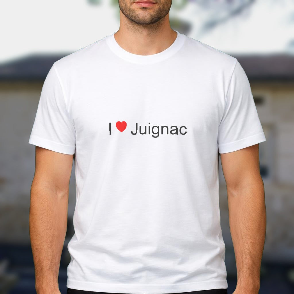 T-shirt I love juignac
