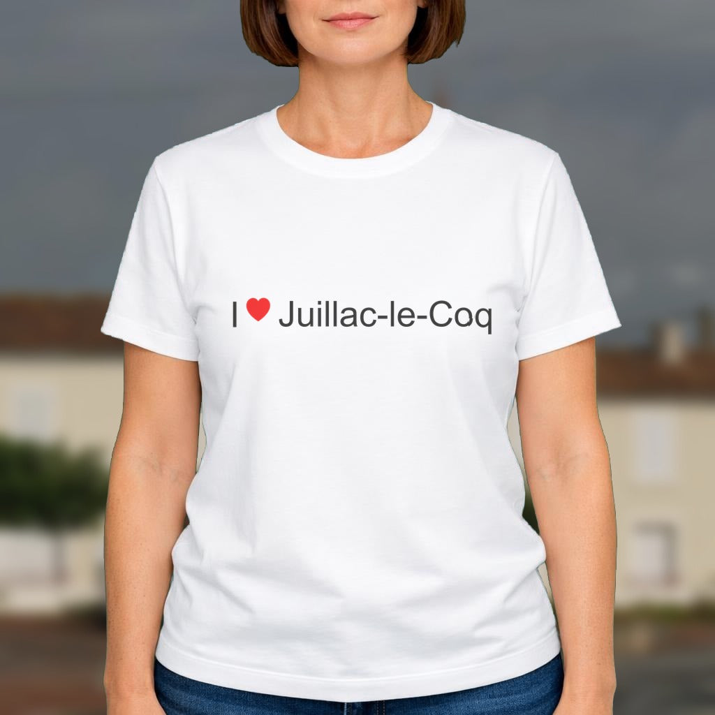 T-shirt I love juillac-le-coq