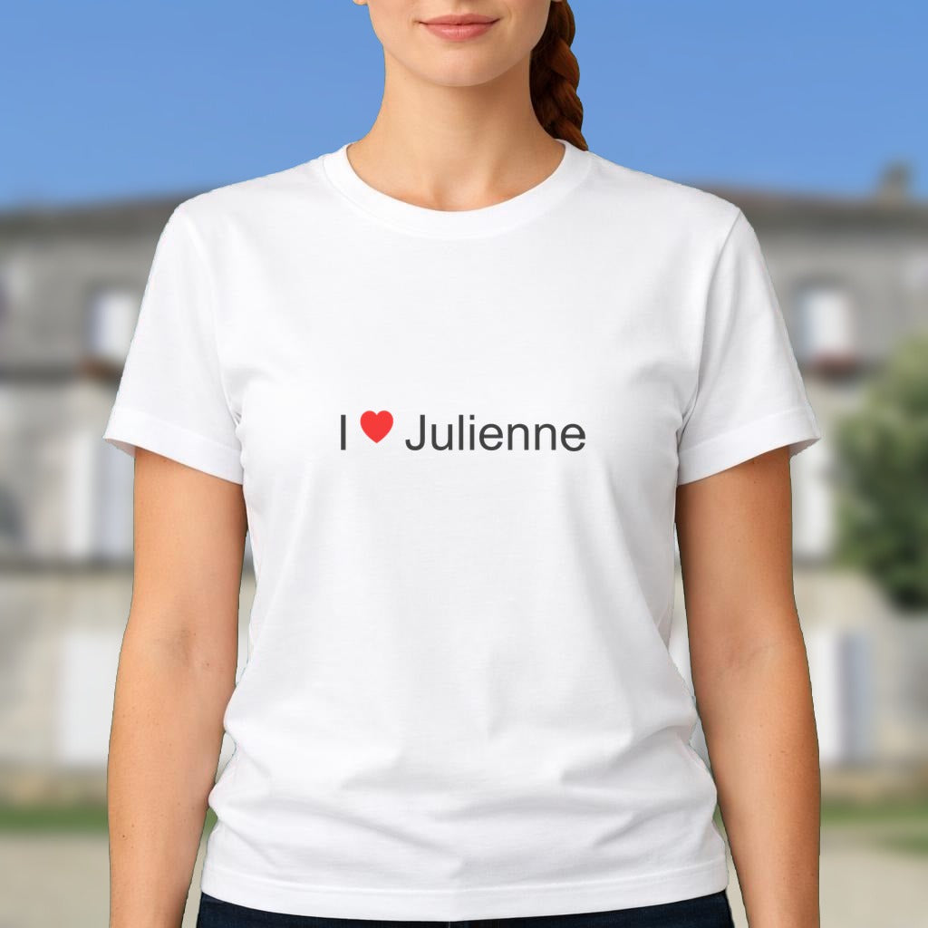 T-shirt I love julienne