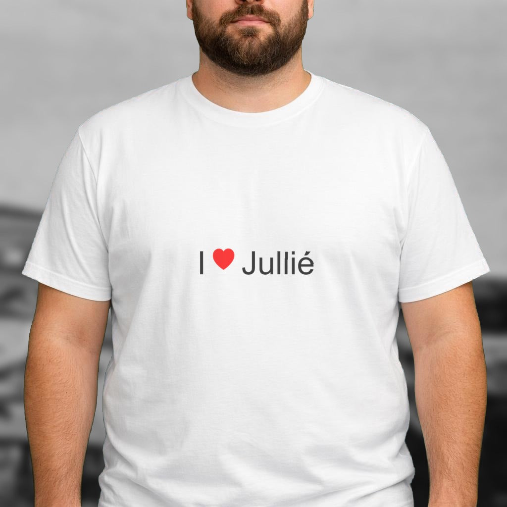 T-shirt I love jullié