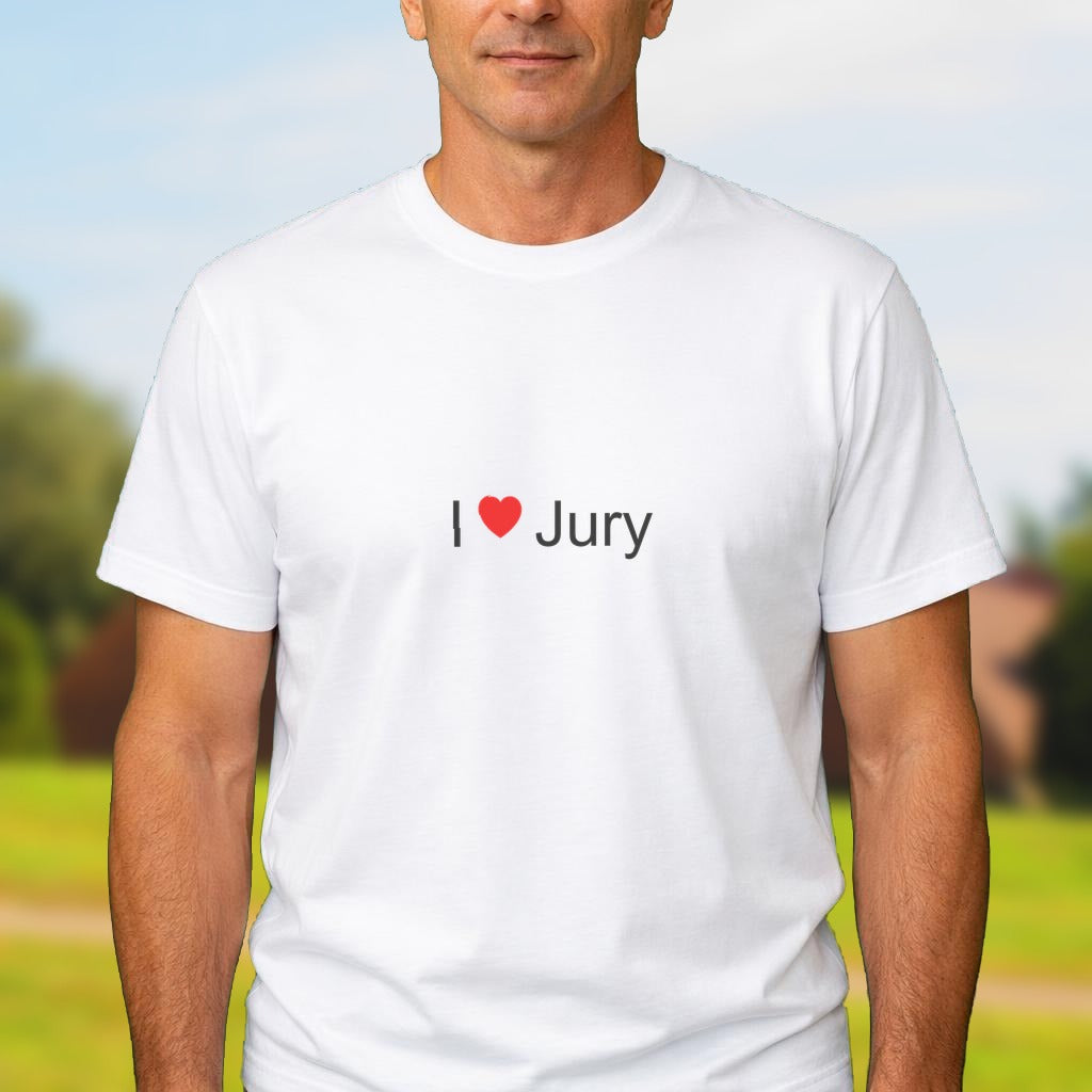 T-shirt I love jury