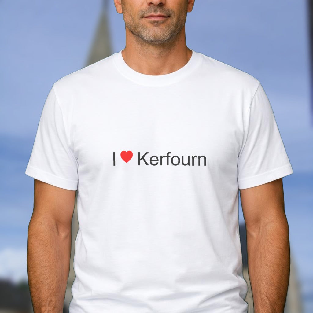 T-shirt I love kerfourn