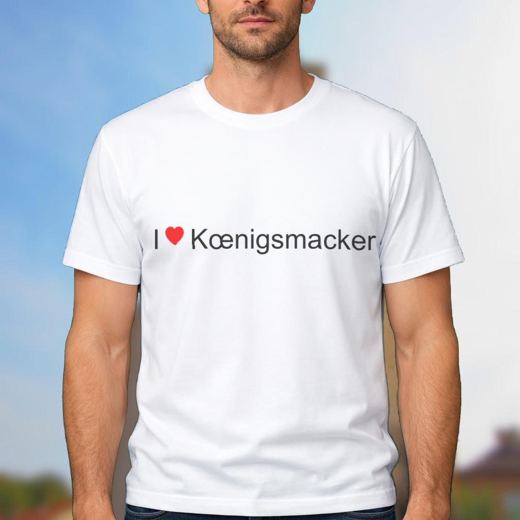 T-shirt I love kœnigsmacker