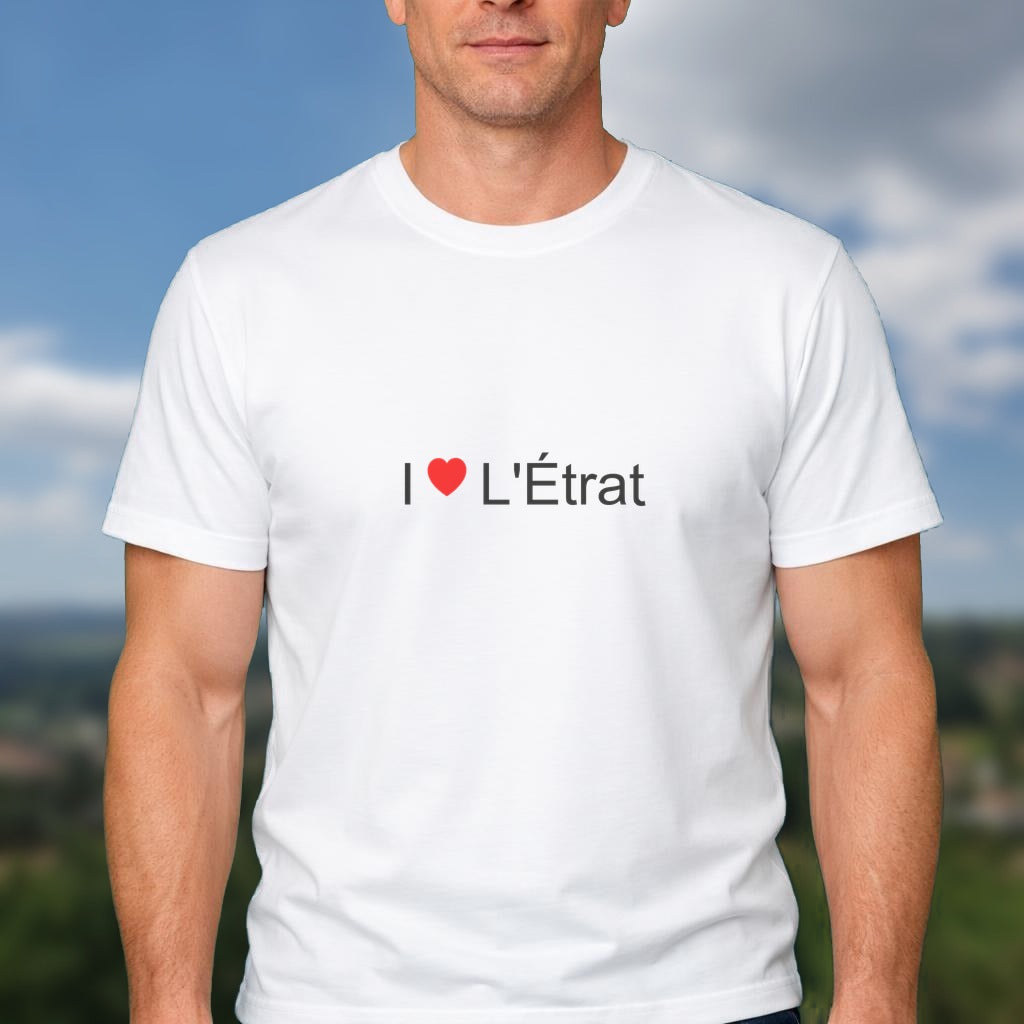 T-shirt I love l'étrat