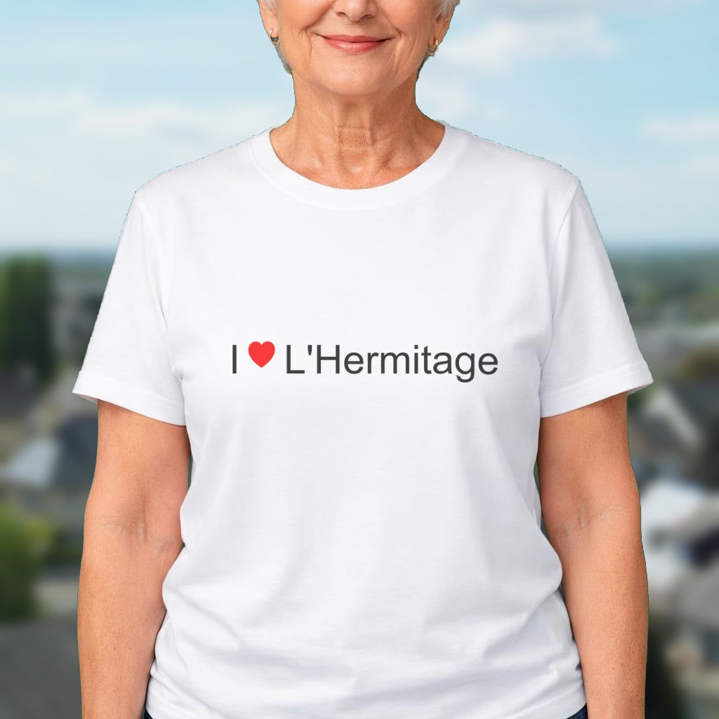T-shirt I love l'hermitage