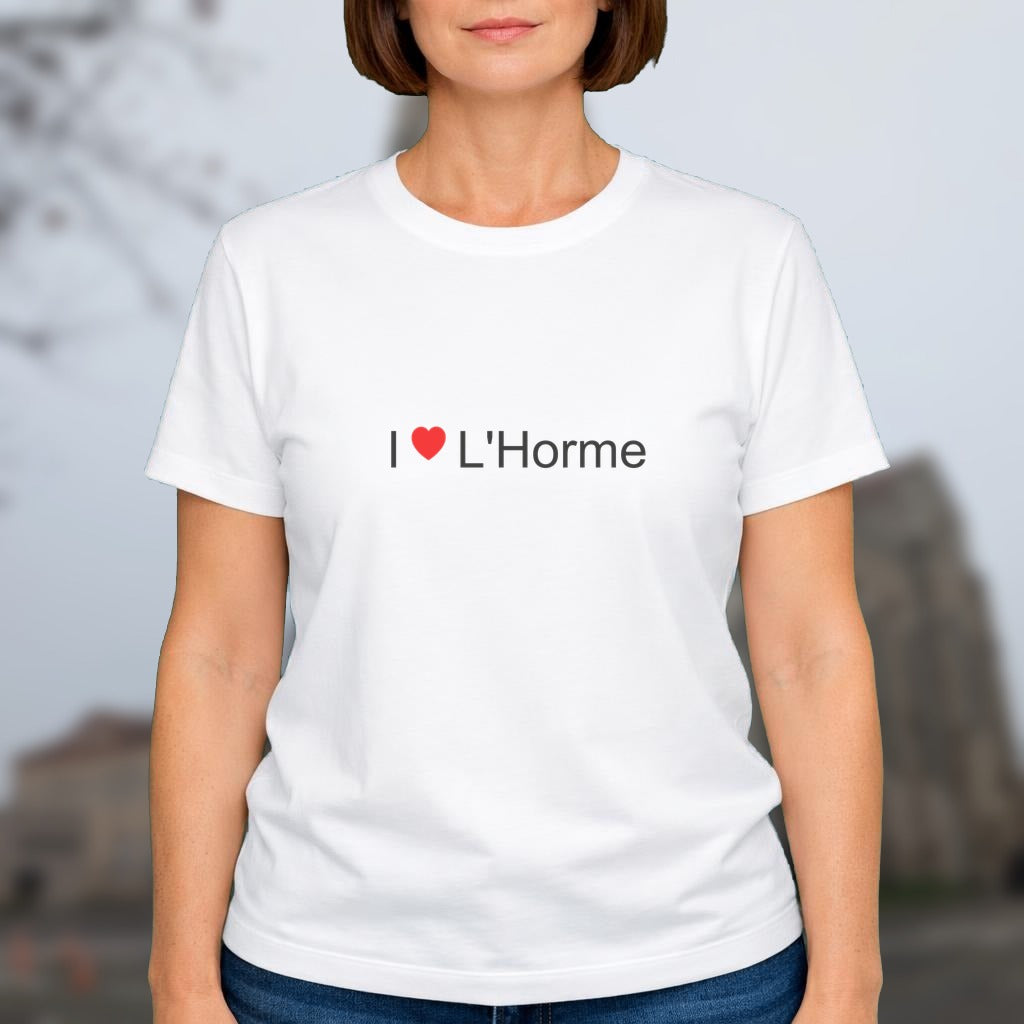 T-shirt I love l'horme