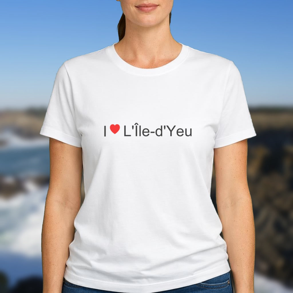 T-shirt I love l'île-d'yeu