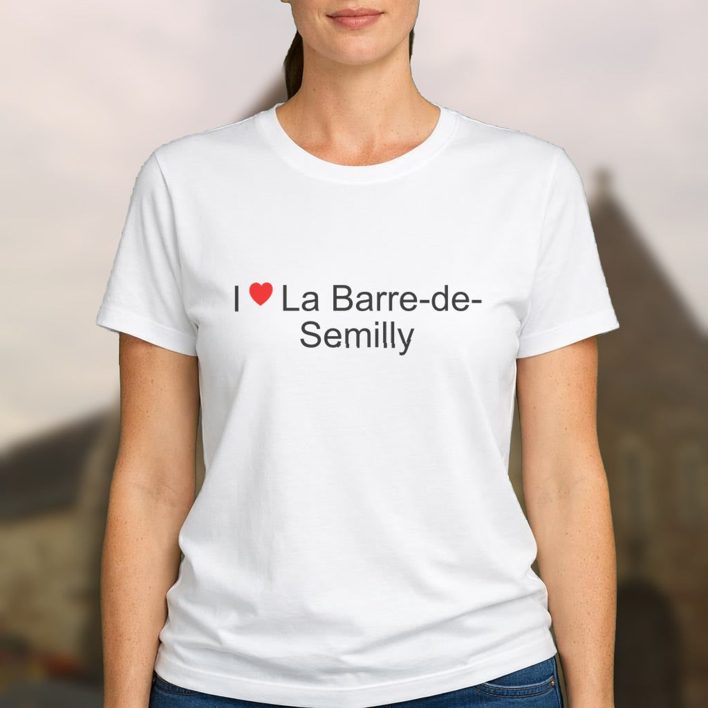 T-shirt I love la barre-de-semilly