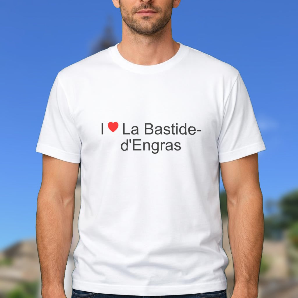 T-shirt I love la bastide-d'engras