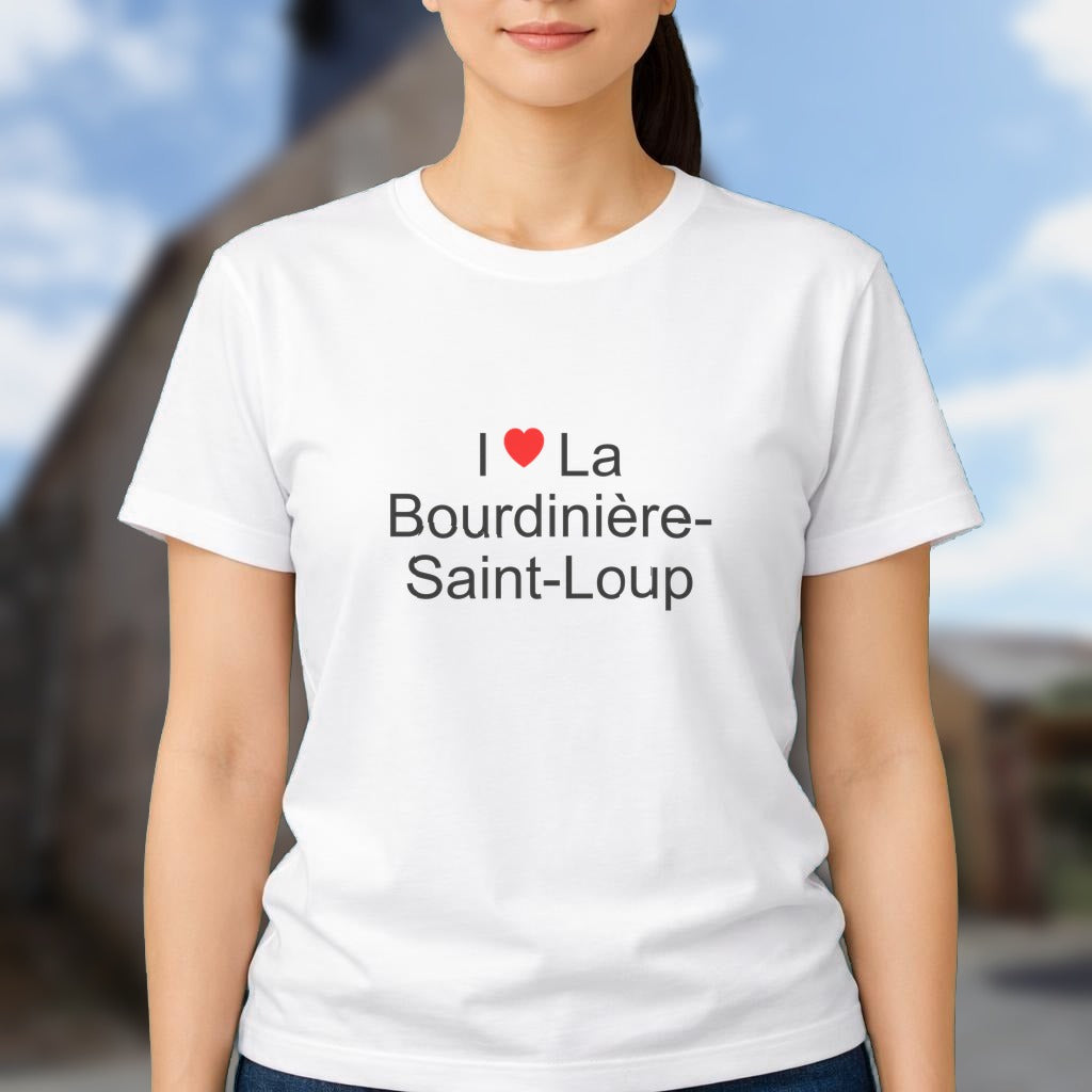 T-shirt I love la bourdinière-saint-loup