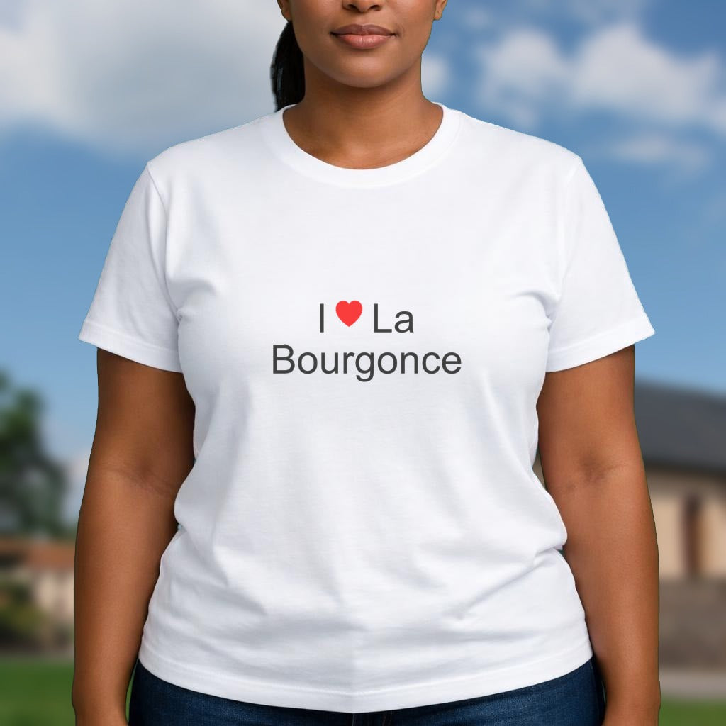 T-shirt I love la bourgonce