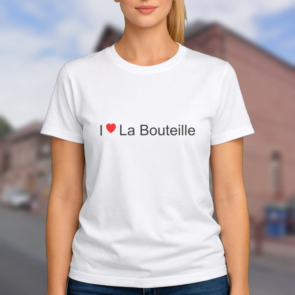 T-shirt I love la bouteille