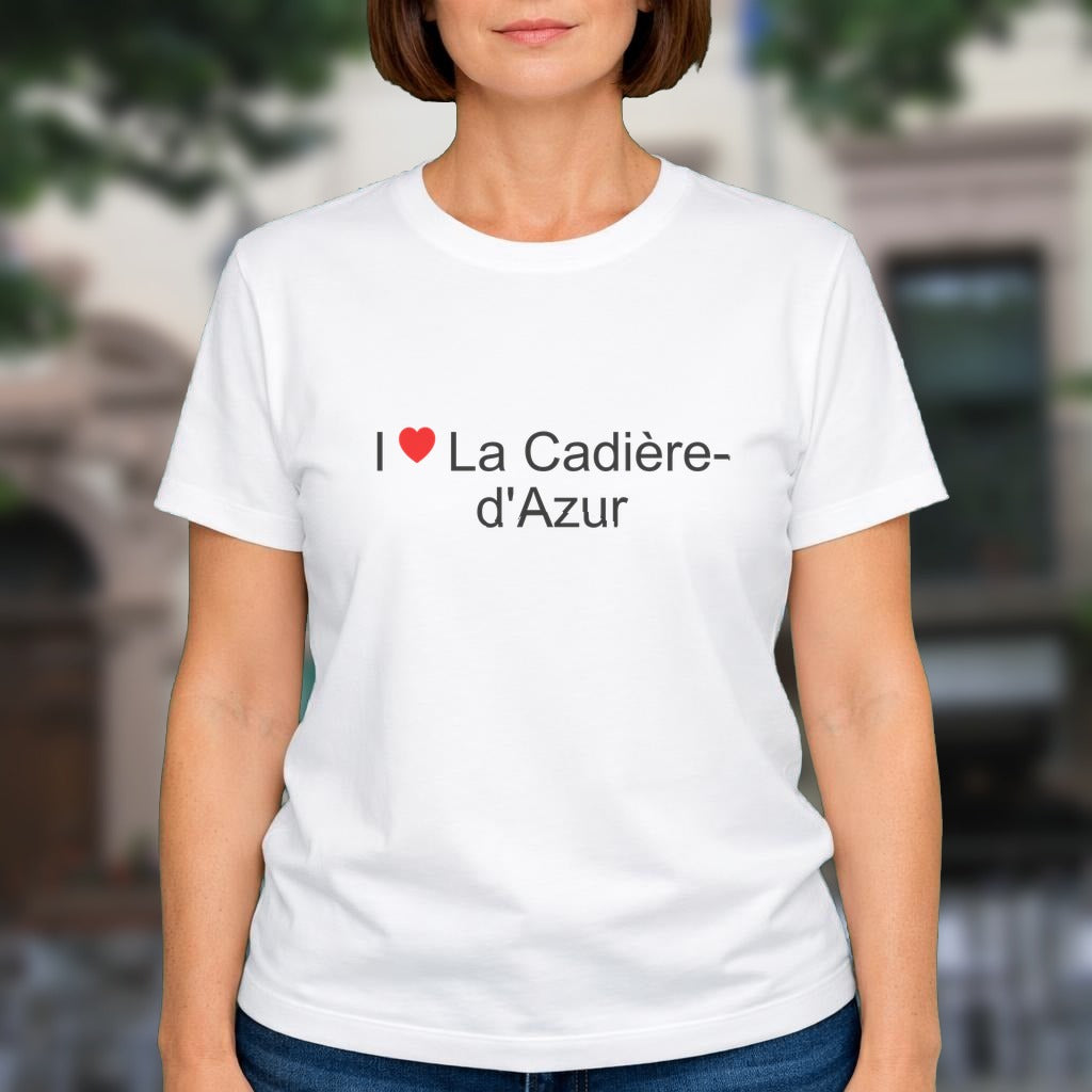 T-shirt I love la cadière-d'azur
