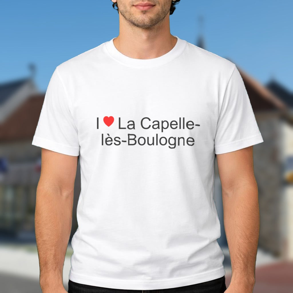 T-shirt I love la capelle-lès-boulogne