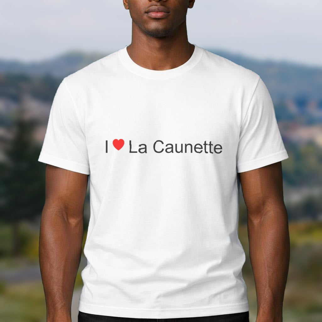 T-shirt I love la caunette