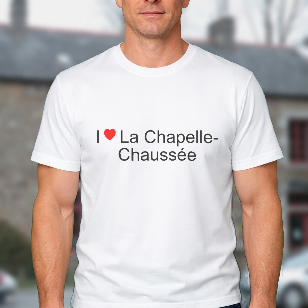 T-shirt I love la chapelle-chaussée