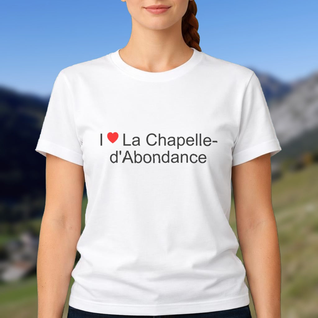 T-shirt I love la chapelle-d'abondance