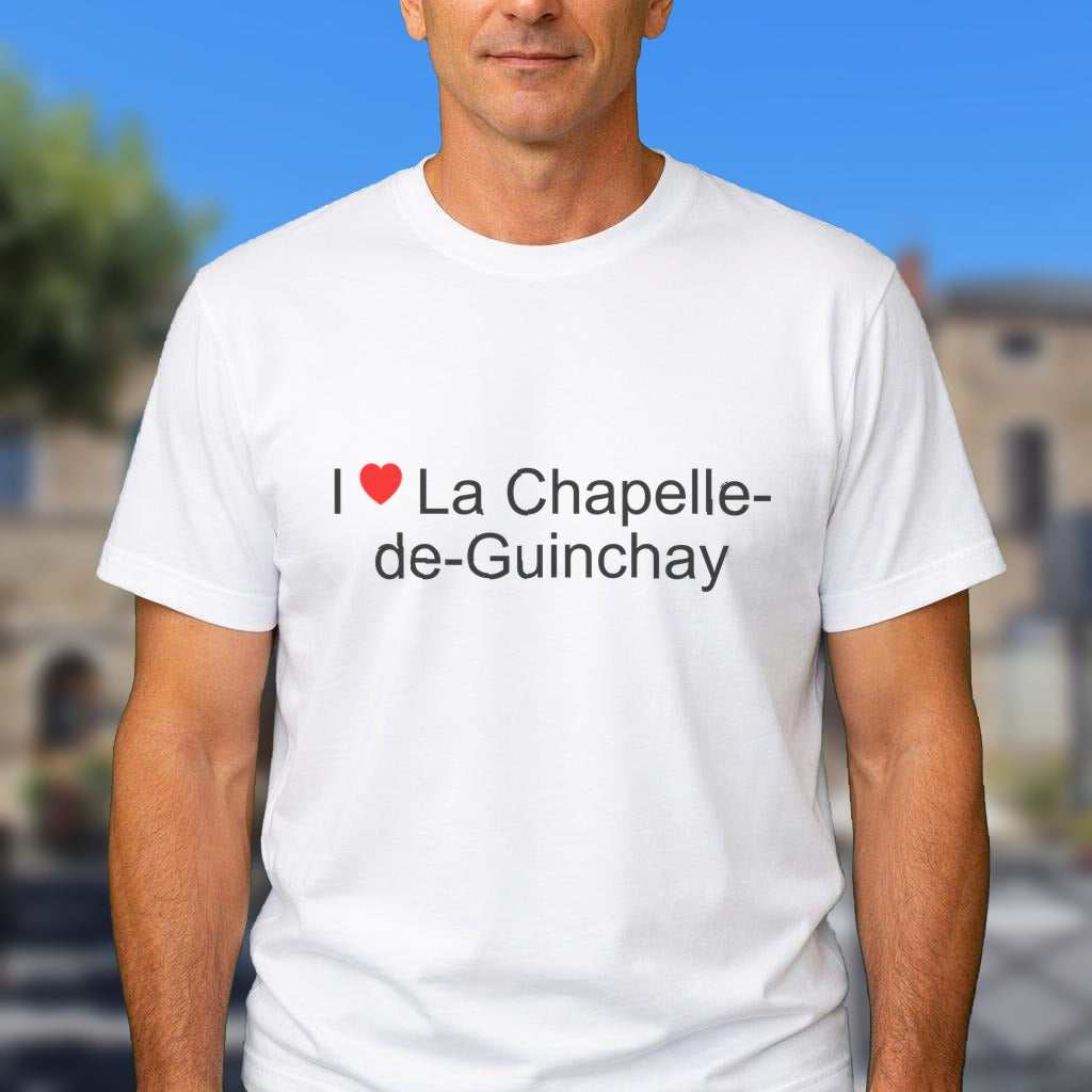 T-shirt I love la chapelle-de-guinchay