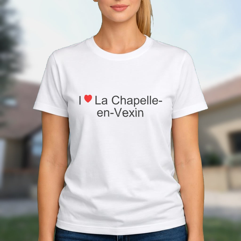 T-shirt I love la chapelle-en-vexin
