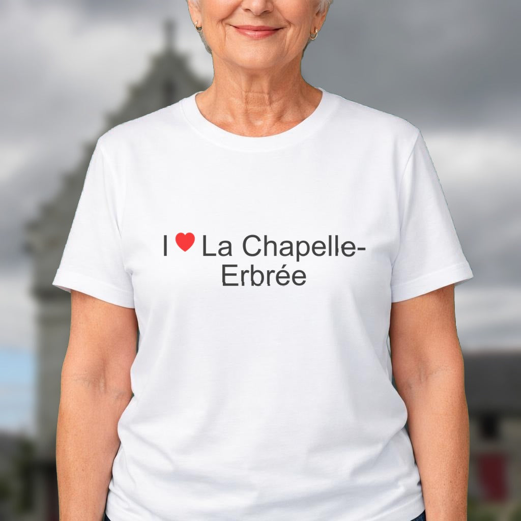T-shirt I love la chapelle-erbrée