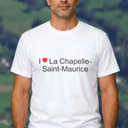 T-shirt I love la chapelle-saint-maurice