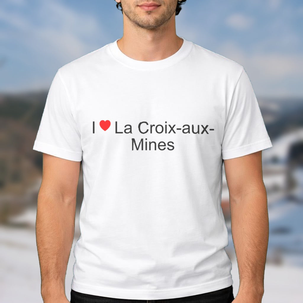 T-shirt I love la croix-aux-mines