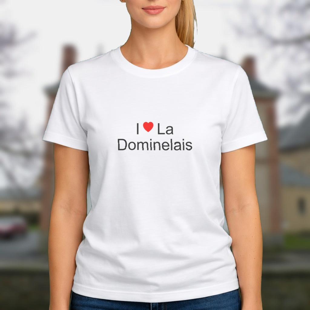 T-shirt I love la dominelais