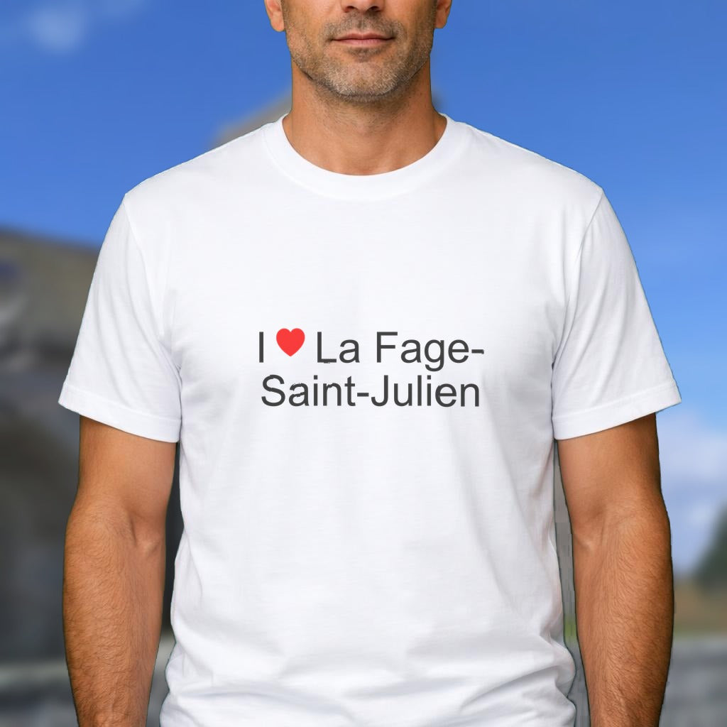 T-shirt I love la fage-saint-julien