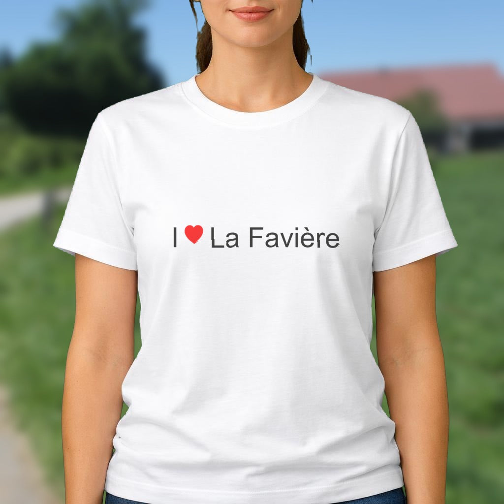 T-shirt I love la favière