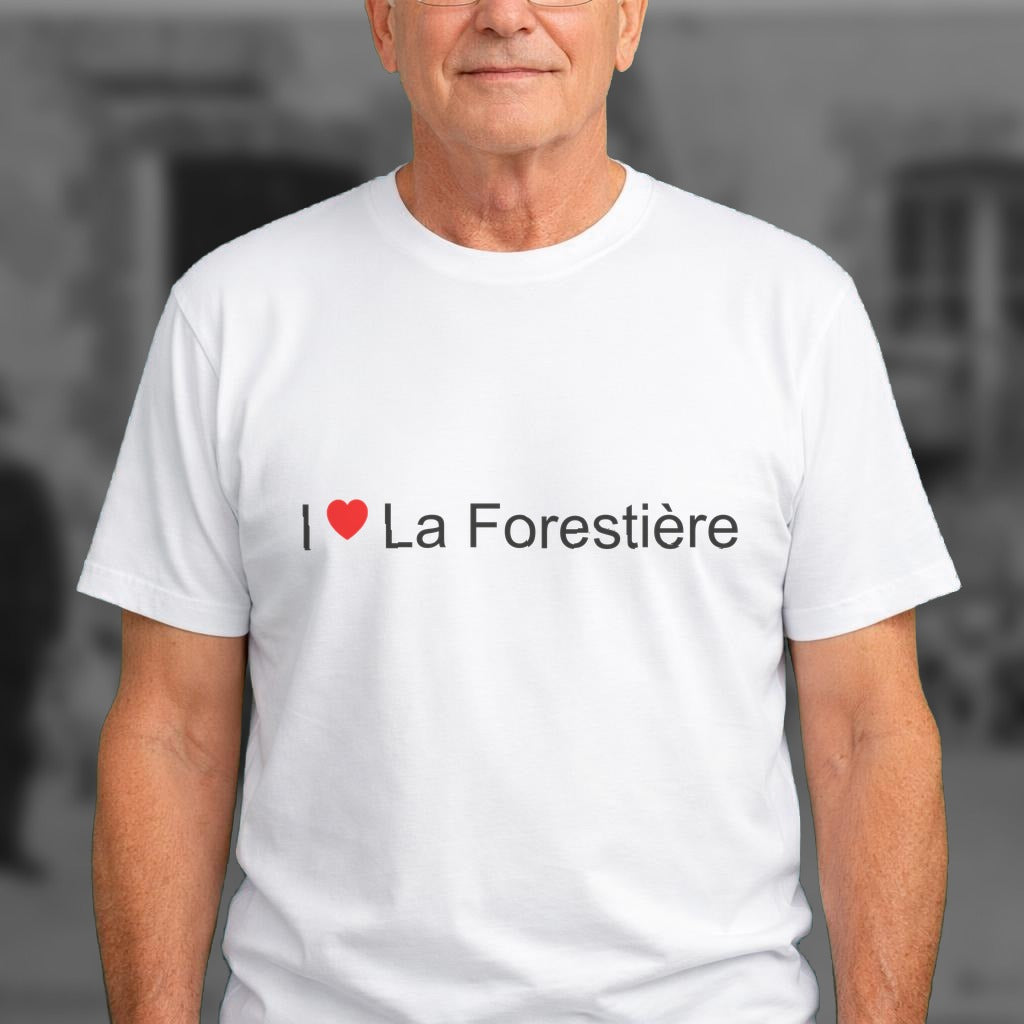 T-shirt I love la forestière