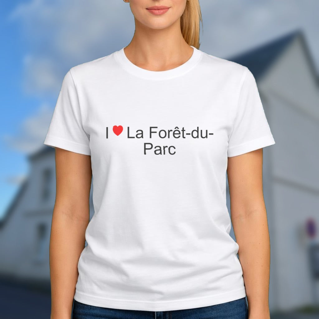 T-shirt I love la forêt-du-parc