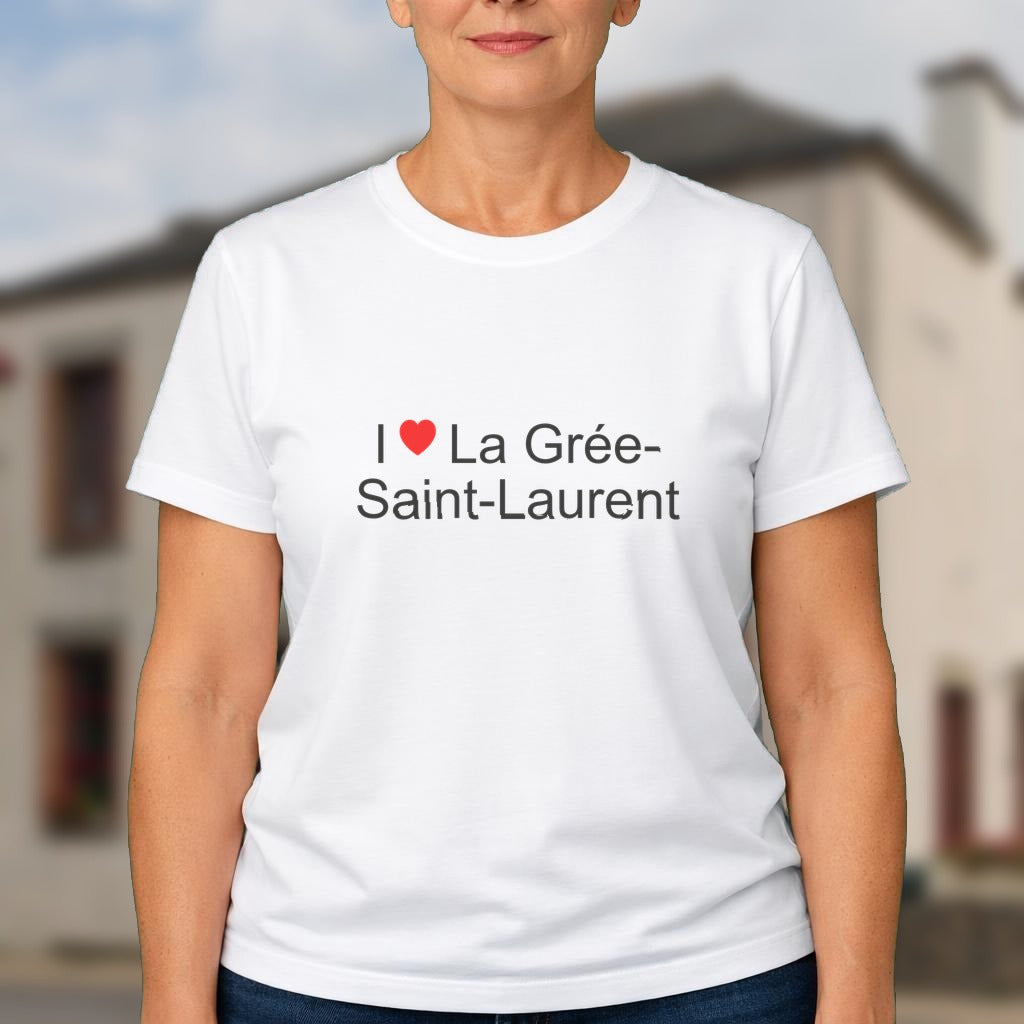 T-shirt I love la grée-saint-laurent