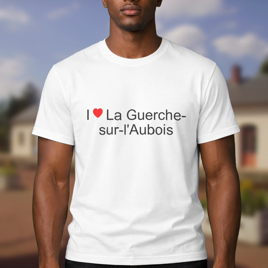 T-shirt I love la guerche-sur-l'aubois